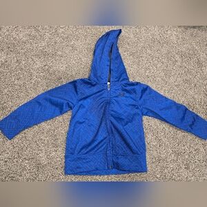 Under Armour Royal Blue Patterned Zip Up Hoodie
